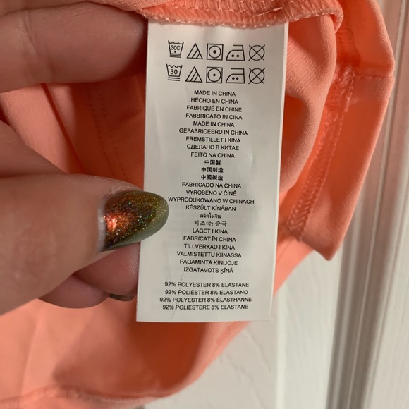 Coral Aplit Sleeve Top by Michael Kors XL - Picture 3 of 3